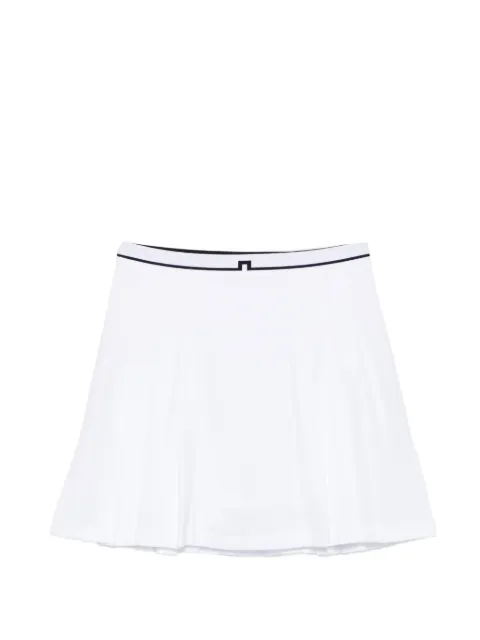 J.Lindeberg pleated trim short skirt White GWSD14580