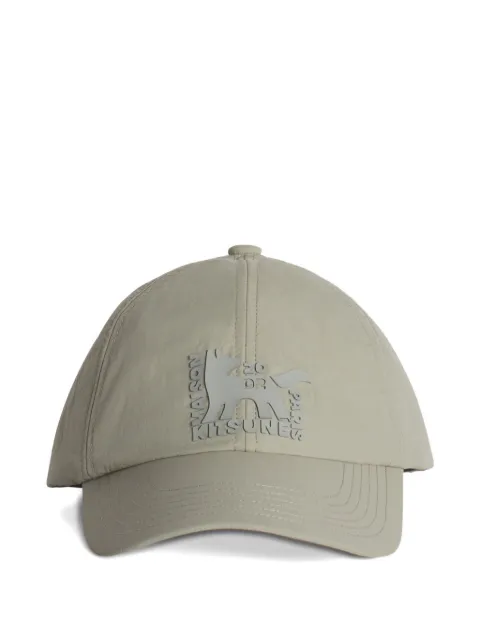 Maison Kitsuné Gallery Fox cap Neutrals QU06105OF0022