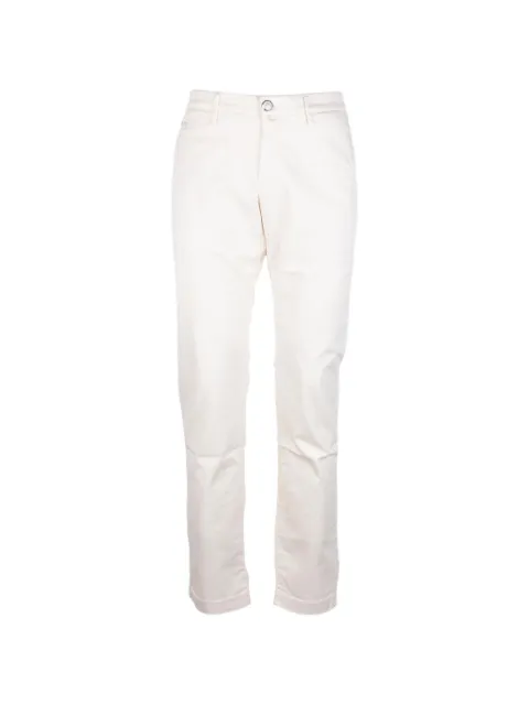 Jacob Cohën belt-loop trousers White P0001003S3756T