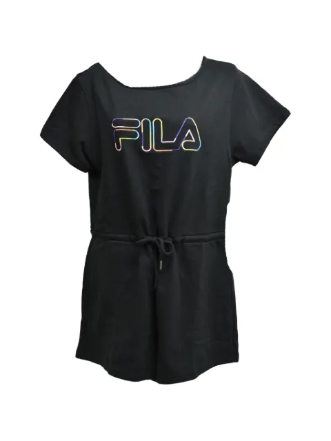 Fila Delaney logo-detail playsuit Black LW016231001