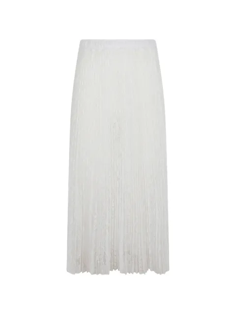 Ermanno Scervino pleated lace skirt White D482O761UCX