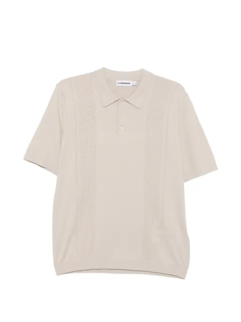 J.Lindeberg Reymond knitted polo shirt Neutrals FMKW15787