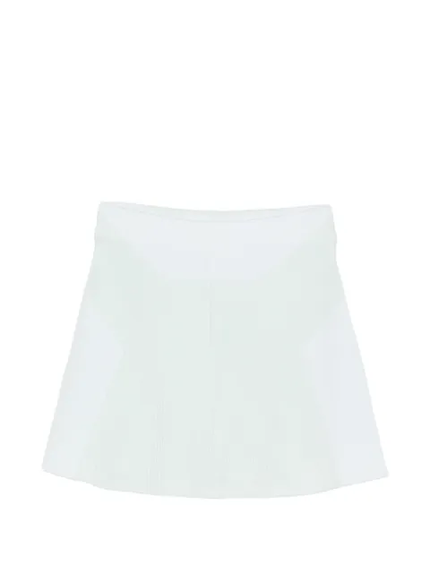 J.Lindeberg Tanya contrast rib knit short skirt Green FWSD15462