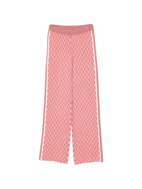 J.Lindeberg Kera jacquard stripe trousers Pink FWPA15465