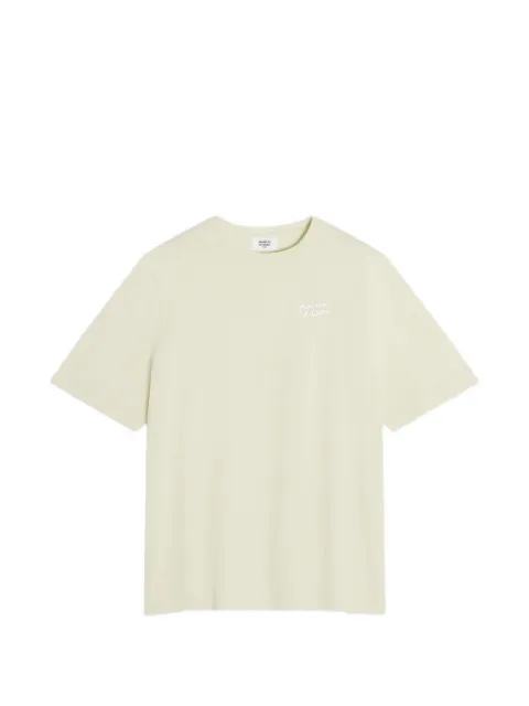 Maison Kitsuné organic-cotton T-shirt Green PW00114KJ0119