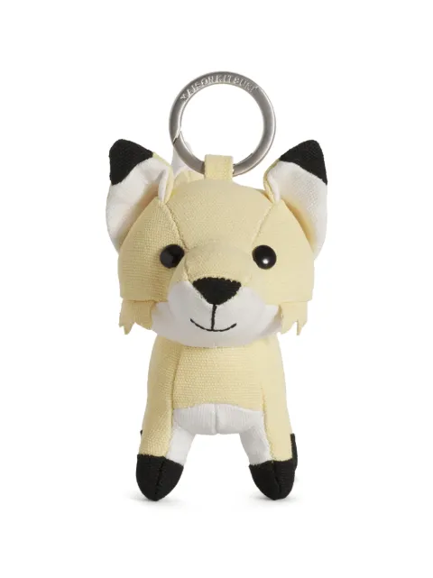 Maison Kitsuné fox keyring Neutrals PW06902WW0107