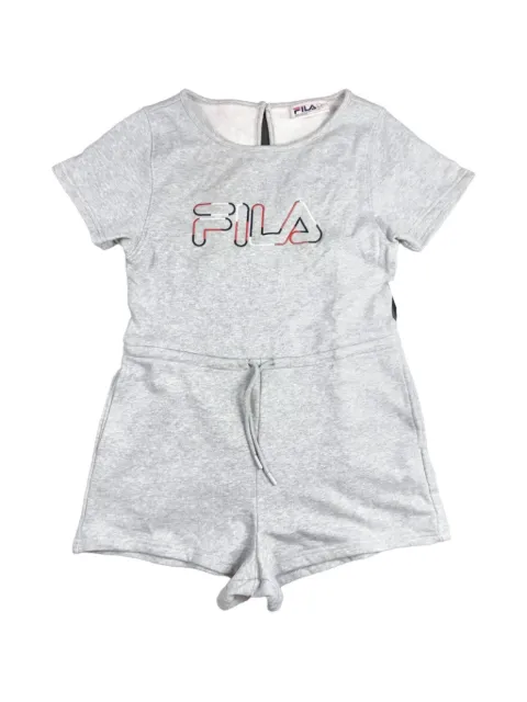 Fila logo-detail playsuit Grey LW016231289