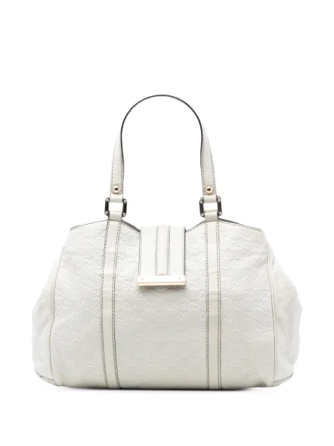 Gucci Pre-Owned 2016-2025 Guccissima New Ladies tote bag White LMVV5UIKGDW917R3