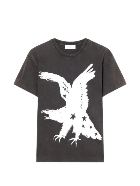 Off-White eagle-print T-shirt Grey OMAA16DW25JER0031301