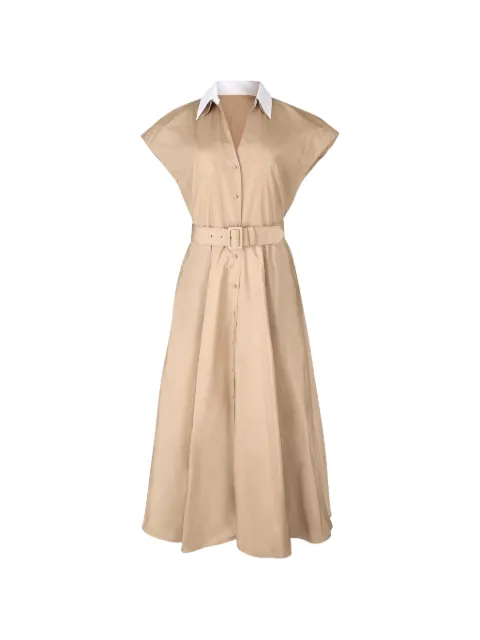 Sara Roka Cheri belted shirt dress Neutrals S1Q1569BSD50419SS2660