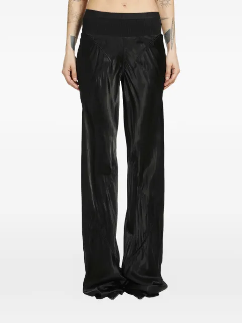 Rick Owens ribbed-waistband panelled trousers Black RP01F6301N