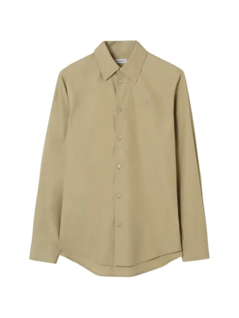 Burberry classic fit cotton poplin shirt Neutrals 8124452
