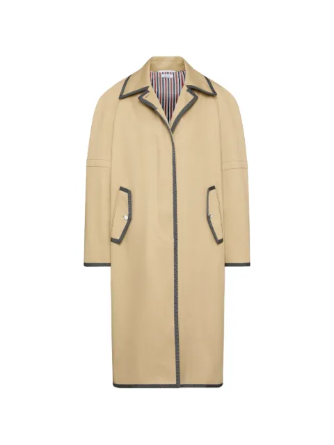 Thom Browne raglan coat Neutrals FOR114B07886