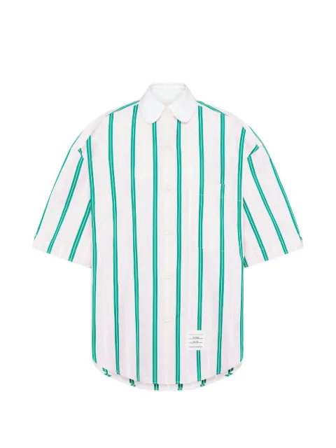 Thom Browne stripe poplin shirt Pink FLL223CF1152