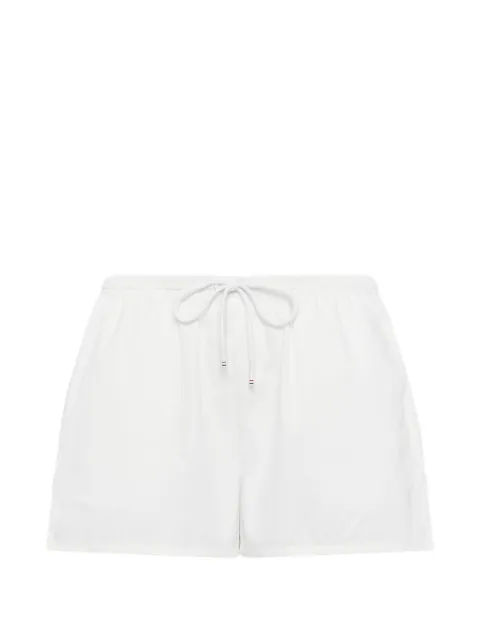 Thom Browne drawstring stripe shorts White FTC520UF1066