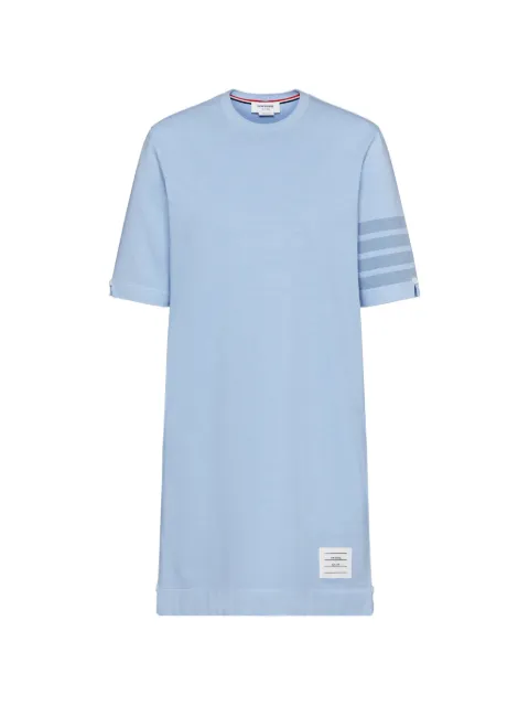 Thom Browne 4-bar jersey mini dress Blue FJD136AJ0253