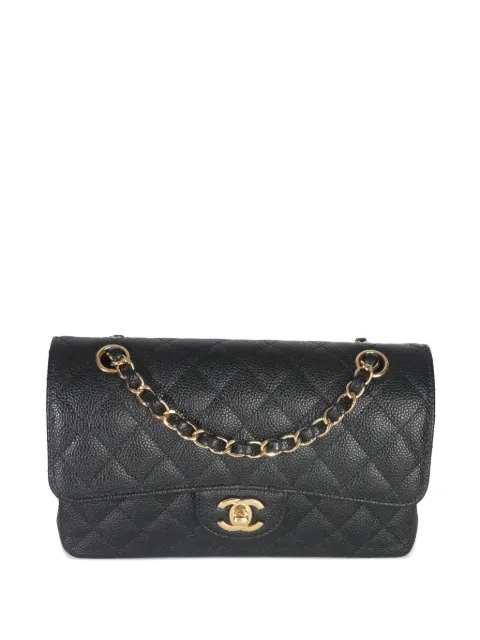 CHANEL Pre-Owned 2019 small Classic Double Flap tote bag Black 150326