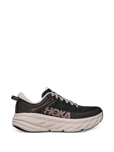 HOKA Bondi 7 logo-print sneakers Black 1110519BCKRS