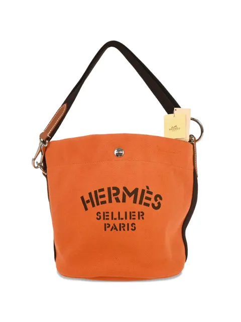 Hermès Pre-Owned 2013 Sac de Pansage bucket bag Orange 125883
