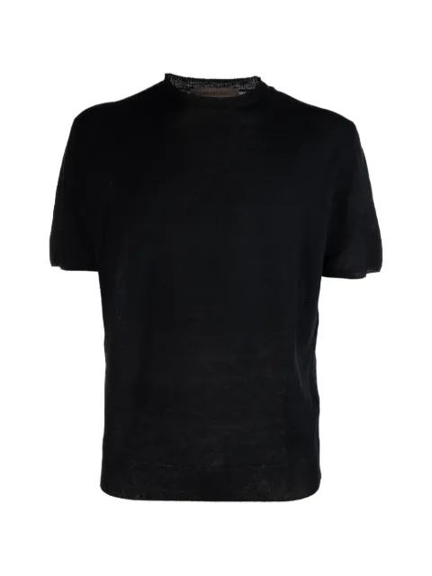 Corneliani fine-knit T-shirt Black 27M5712725135