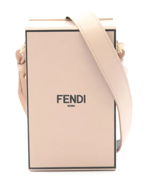 Fendi Pre-Owned 2010-2026 Leather Vertical Box crossbody bag Pink 9VQSORJ4R6N8W5FD