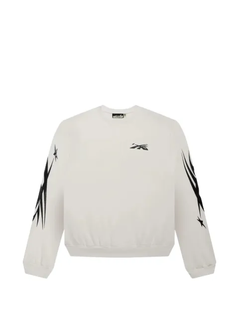 HELLSTAR crew-neck sweatshirt White HSR202