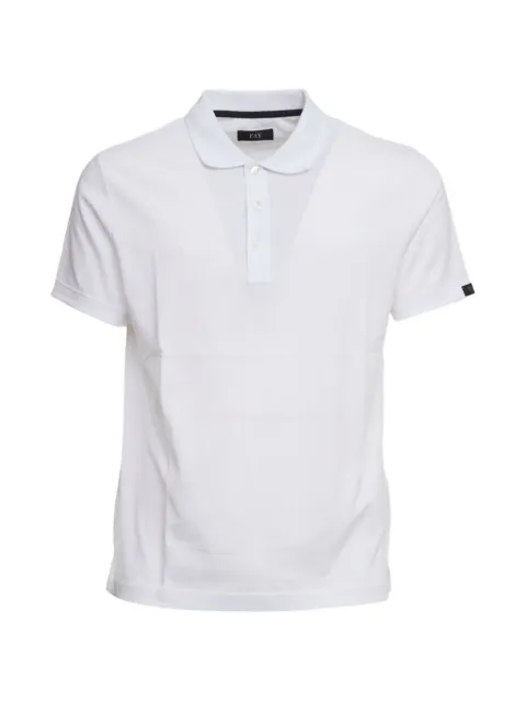 Fay cotton polo White NPMB2521340UCX