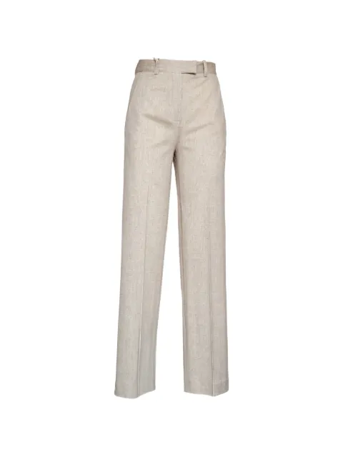 Circolo 1901 belt loops straight trousers Neutrals FD3942