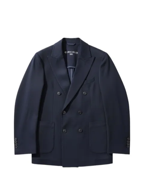 Circolo 1901 double-breasted jacket Blue CN5176
