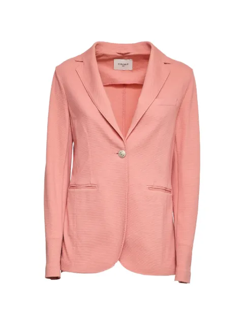 Circolo 1901 button single-breasted blazer Pink FD3871