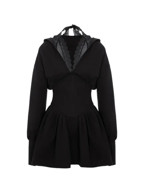 HAMZA Karol cocktail dress Black KAROLV2LACEDRESS