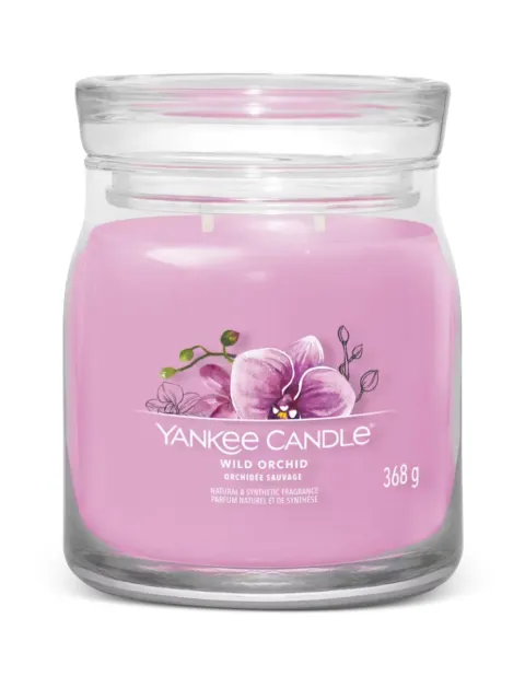 yankee candle medium Wild Orchid candle Purple 1630013E