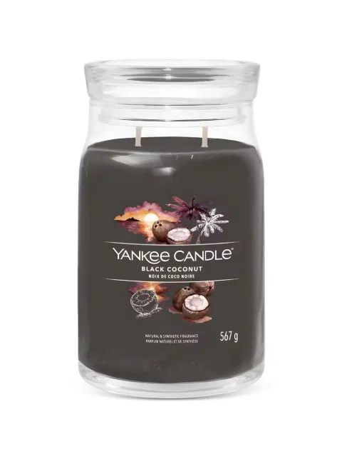 yankee candle large Black Coconut candle Black 1701371E