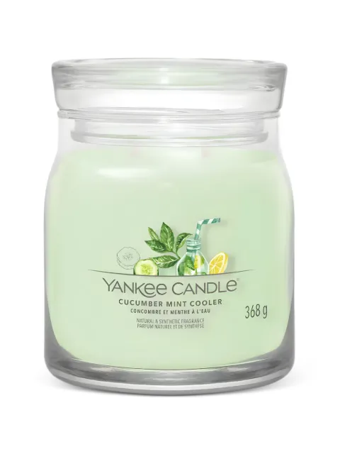 yankee candle Cucumber Mint Cooler candle Green 1728904E