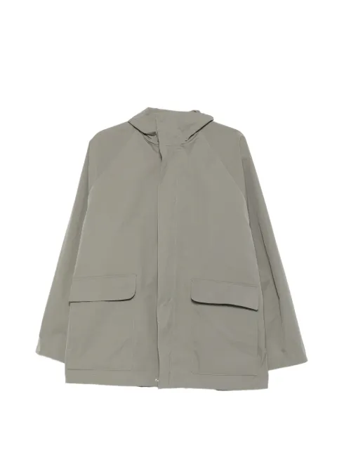 Jil Sander high-neck drawstring-waist coat Grey J22SW0124J70239