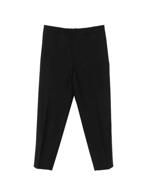 Jil Sander straight-leg cotton trousers Black J21KA0011J41444