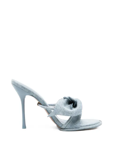 Cult Gaia Cori knot-detail sandals Blue SDHH1104DN3654