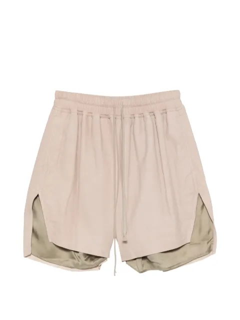 Rick Owens leather shorts Neutrals RP02F5380LBS