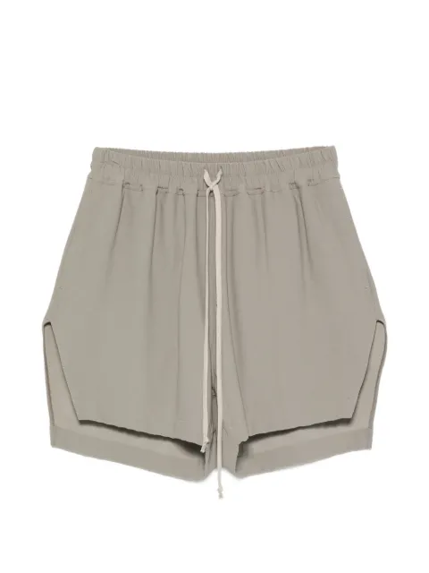Rick Owens Boxers drawstring side-slit shorts Grey RP02F5380HY