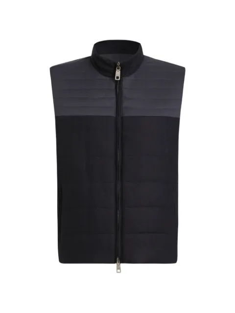 Dolce & Gabbana quilted panel vest Blue G9CAGTGK293