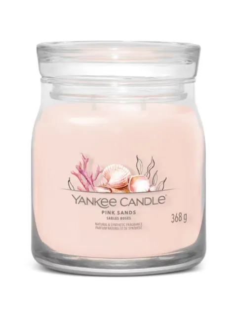 yankee candle medium Pink Sands candle Pink 1629996E