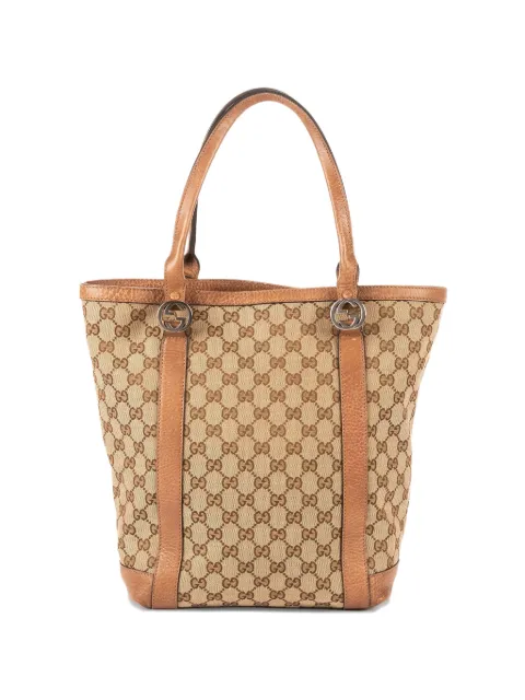 Gucci Pre-Owned GG Miss logo-pattern tote bag Neutrals 342591213317