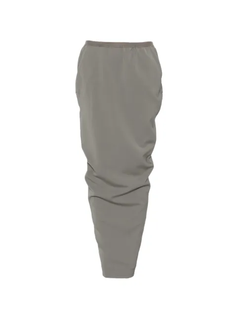 Rick Owens Soft Pillar maxi skirt Grey RP02F5331WST