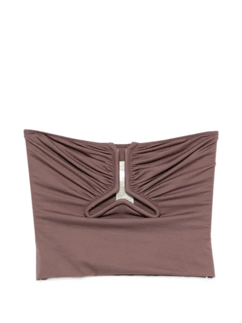 Rick Owens Alannah cut-out bustier top Purple RP02F5121JN