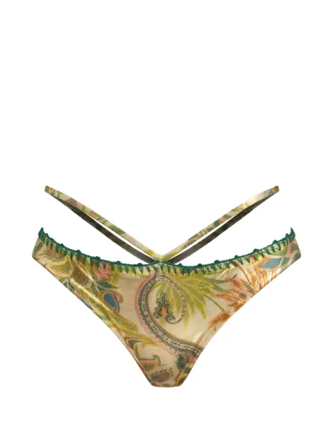 Del Maar paisley bikini bottom Neutrals BOTTOMLATINADM245