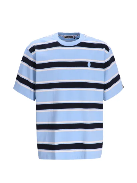 A BATHING APE® striped T-shirt Blue 001CSL301305M