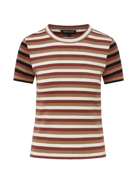 Veronica Beard Pruitt striped T-shirt Red J2511JY161S0587