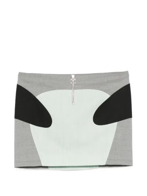 Off-White zip-fastening mini skirt Grey 2CU01NS26FAB001W450