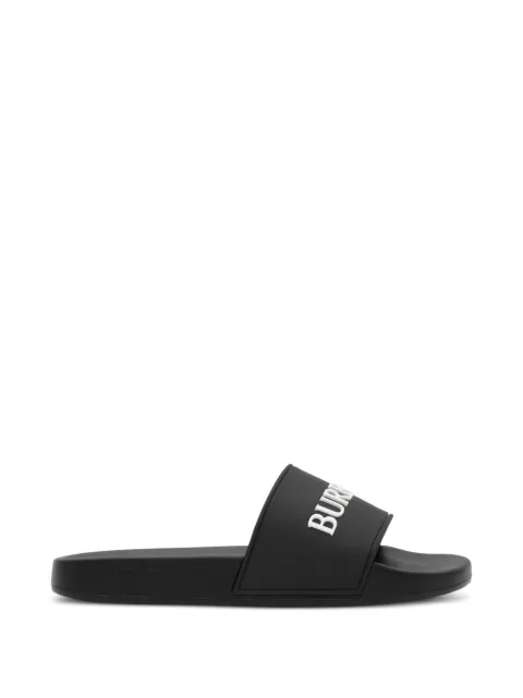 Burberry logo slides Black 8123618