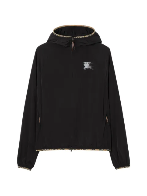 Burberry nylon hooded jacket Black 8117078